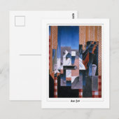 Juan Gris #156 - Kunst Briefkaart (Voorkant / Achterkant)