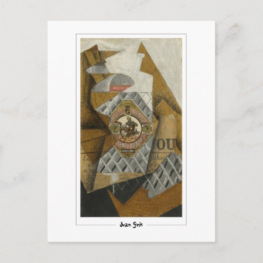 Juan Gris #261 - Kunst Briefkaart (Voorkant)