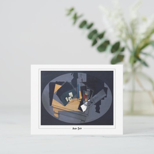 Juan Gris #270 - Kunst Briefkaart (Staand voorkant)