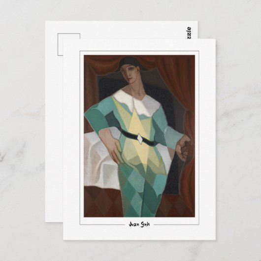 Juan Gris #276 - Kunst Briefkaart (Voorkant / Achterkant)