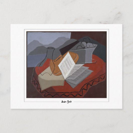 Juan Gris #282 - Kunst Briefkaart (Voorkant)
