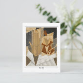 Juan Gris #316 - Kunst Briefkaart (Staand voorkant)