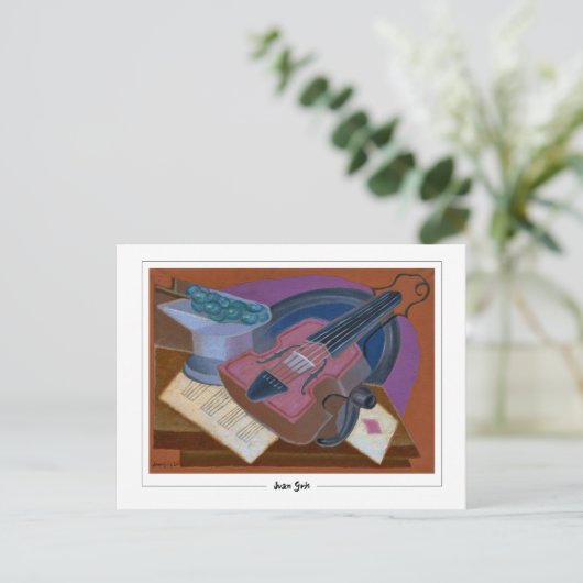 Juan Gris #324 - Kunst Briefkaart (Staand voorkant)