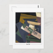 Juan Gris #327 - Kunst Briefkaart (Voorkant / Achterkant)