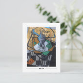 Juan Gris #334 - Kunst Briefkaart (Staand voorkant)