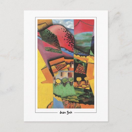 Juan Gris #9 - Fine Art Briefkaart (Voorkant)