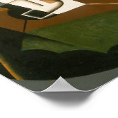 Juan Gris - Chessboard, Glass en Dish Poster (Hoek)