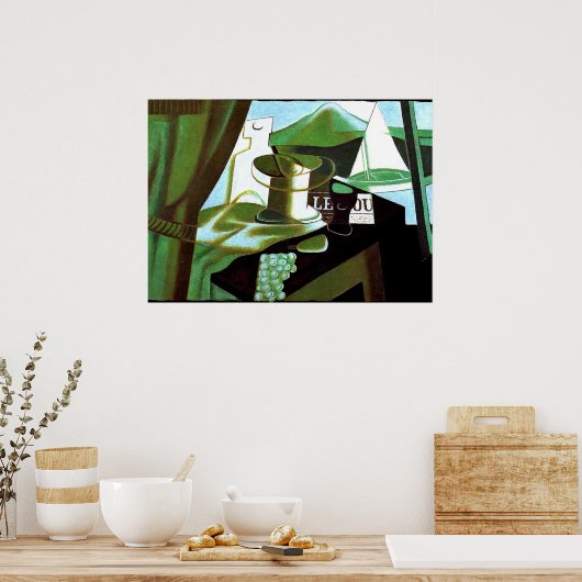 Juan Gris: De baai Poster (Keuken)