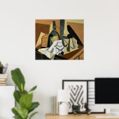 Juan Gris - De witte tablet Poster (Thuiskantoor)