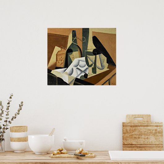 Juan Gris - De witte tablet Poster (Keuken)