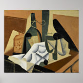 Juan Gris - De witte tablet Poster (Voorkant)