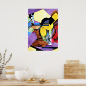 Juan Gris - Guitar, 1913 Poster (Keuken)