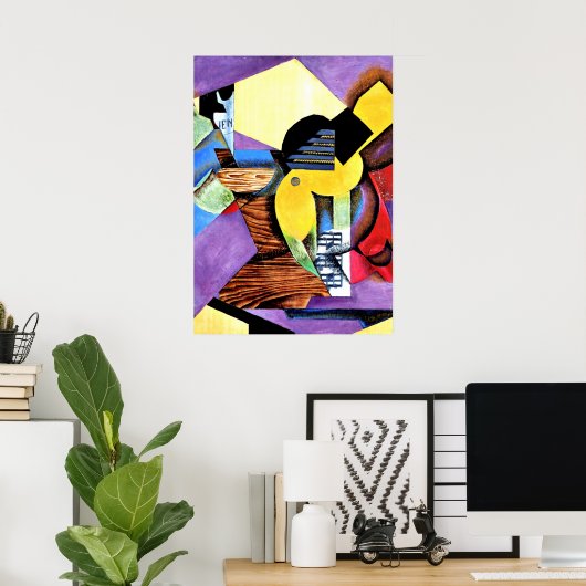 Juan Gris - Guitar, 1913 Poster (Thuiskantoor)