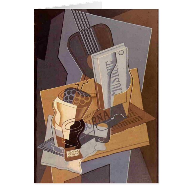 Juan Gris - Het muziekboek (Voorkant)