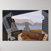 Juan Gris - Het open venster Poster (Voorkant)