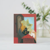 Juan Gris - Het venster van de schilder Briefkaart (Staand voorkant)