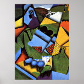 Juan Gris - Landschap met huizen bij Ceret Poster (Voorkant)