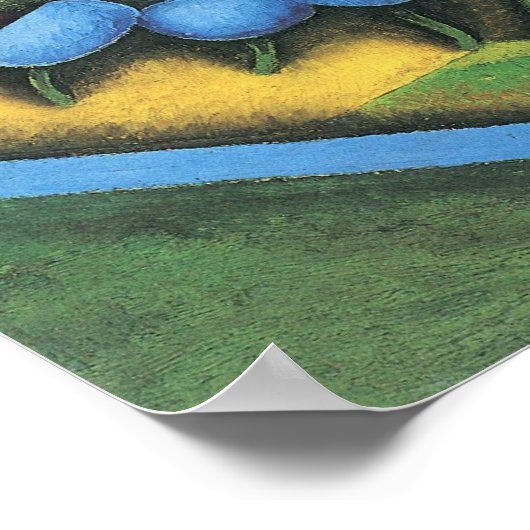 Juan Gris - Landschap met huizen in Ceret Poster (Hoek)