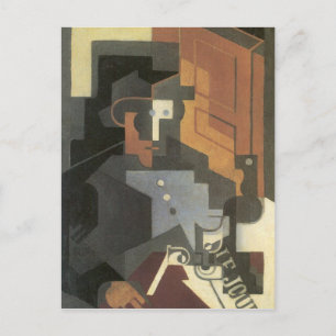 Juan Gris - Mannen van de Tourraine Briefkaart