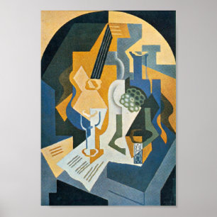 Juan Gris nog steeds in leven met Fruit Dish en ma Poster