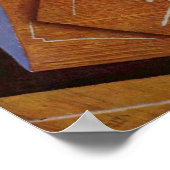 Juan Gris - Nog steeds leven met Bordeau Winde Poster (Hoek)