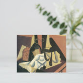 Juan Gris - Nog steeds leven met een witte tafelkl Briefkaart (Staand voorkant)