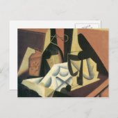 Juan Gris - Nog steeds leven met een witte tafelkl Briefkaart (Voorkant / Achterkant)