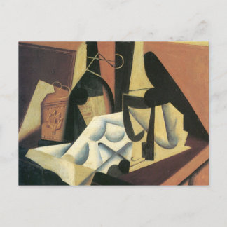Juan Gris - Nog steeds leven met een witte tafelkl Briefkaart