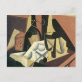 Juan Gris - Nog steeds leven met een witte tafelkl Briefkaart (Voorkant)