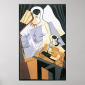 Juan Gris - Pierrot Poster (Voorkant)