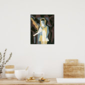 Juan Gris - Pierrot Poster (Keuken)