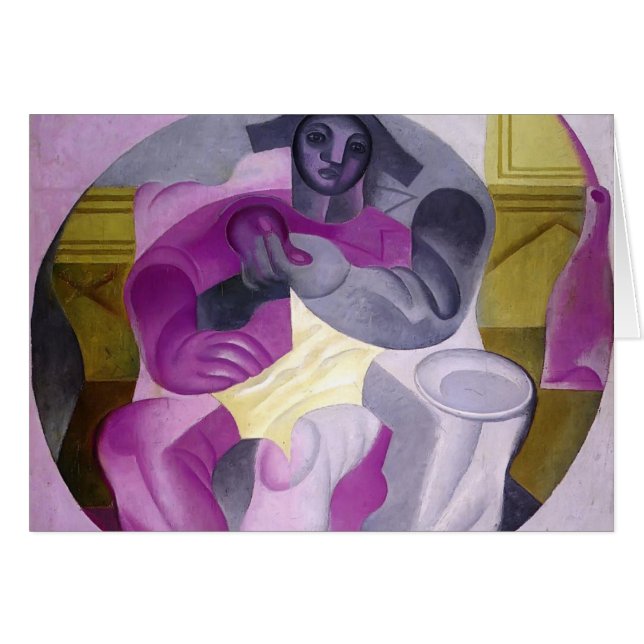 Juan Gris- Seated Harlequin (Voorkant Horizontaal)