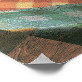 Juan Gris - stil leven met ingecheckte tafellade Poster (Hoek)