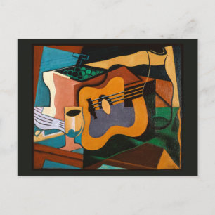 Juan Gris, Stilleven met gitaar, Briefkaart