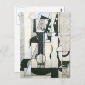 Juan Gris - Stilleven met gitaar Briefkaart (Voorkant / Achterkant)