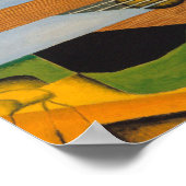 Juan Gris - stilstaand leven met gitaar Poster (Hoek)