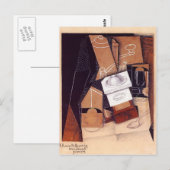 Juan Gris - The Coffee Grinder Briefkaart (Voorkant / Achterkant)