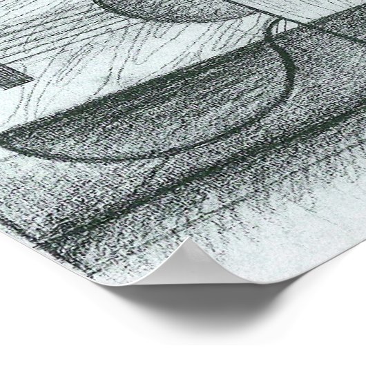 Juan Gris - The Guitar Poster (Hoek)