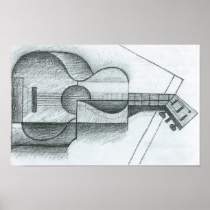 Juan Gris - The Guitar Poster