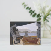 Juan Gris The Open Window Fine Art Briefkaart (Staand voorkant)