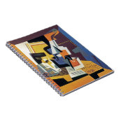 Juan Gris - Violin en Glass - Abstracte kunst Notitieboek (Rechterzijde)