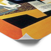 Juan Gris - Violin en Glass - Abstracte kunst Poster (Hoek)