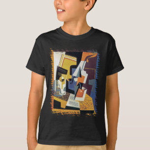 Juan Gris - Viool en Glas - Abstracte Kunst T-shirt