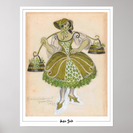 Juan Gris Zedign Art Poster #103 (Voorkant)