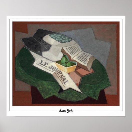 Juan Gris Zedign Art Poster #105 (Voorkant)