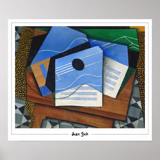 Juan Gris Zedign Art Poster #132 (Voorkant)