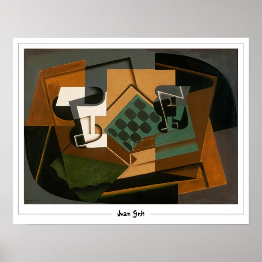 Juan Gris Zedign Art Poster #163 (Voorkant)