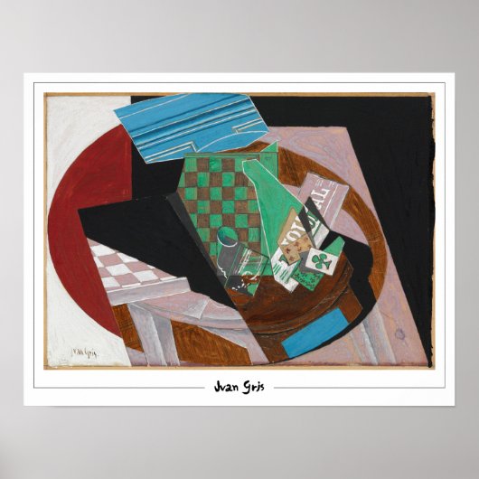 Juan Gris Zedign Art Poster #164 (Voorkant)