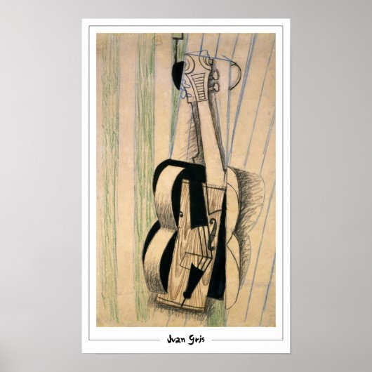 Juan Gris Zedign Art Poster #179 (Voorkant)