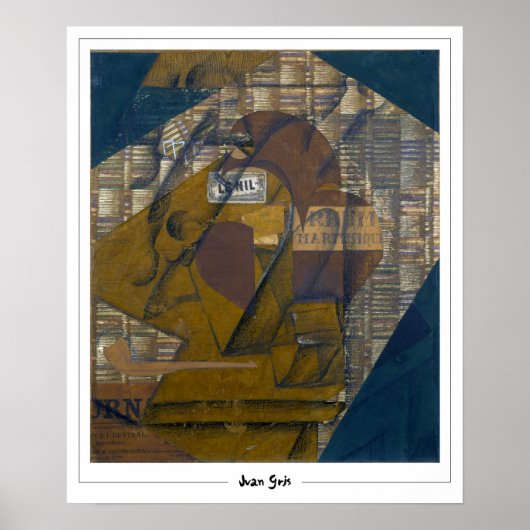 Juan Gris Zedign Art Poster #188 (Voorkant)
